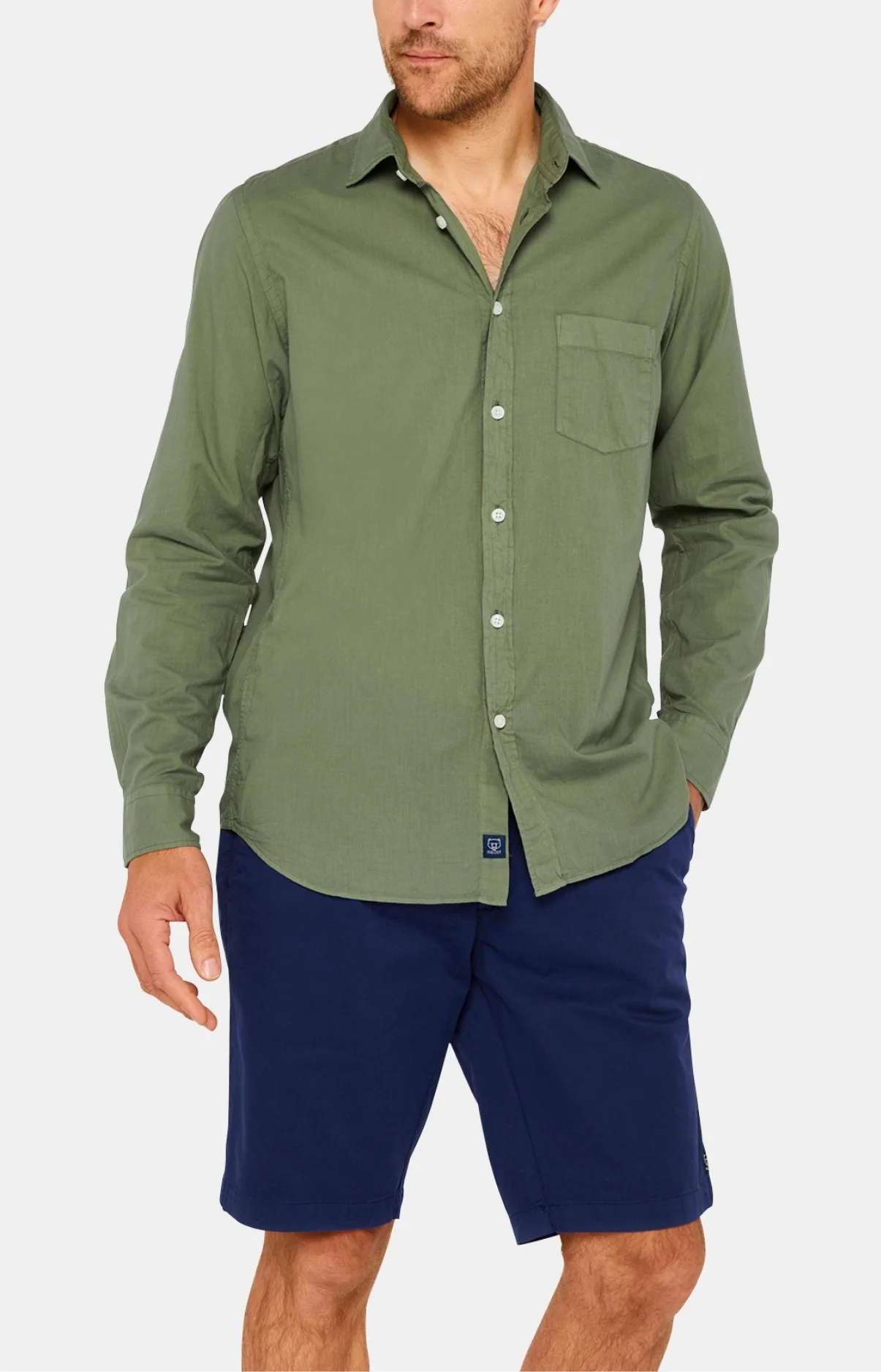 Chemise manches longues – Voile de coton