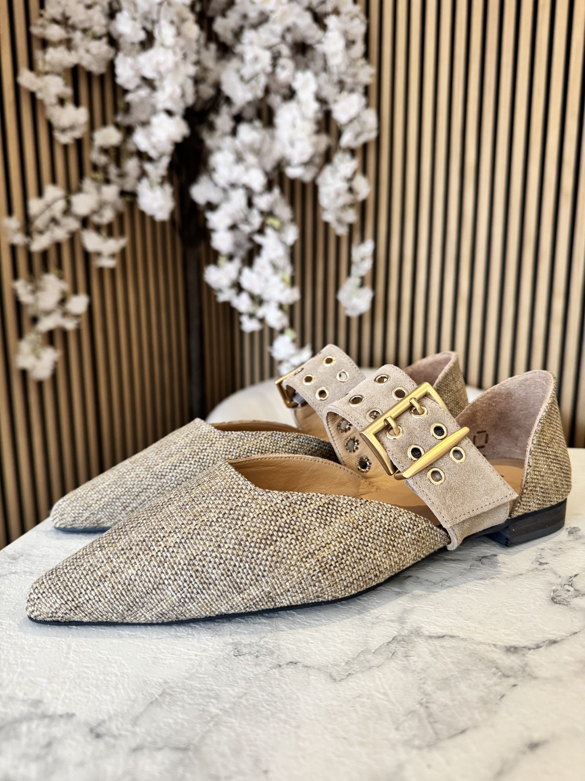 Babouche – Ballerina Binny – Taupe/Kum